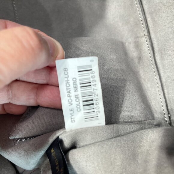 Vince Camuto Black Crossbody Large Patch Leather Crossbody Bag, 1"W x 8"H x 7"D - Picture 6 of 9